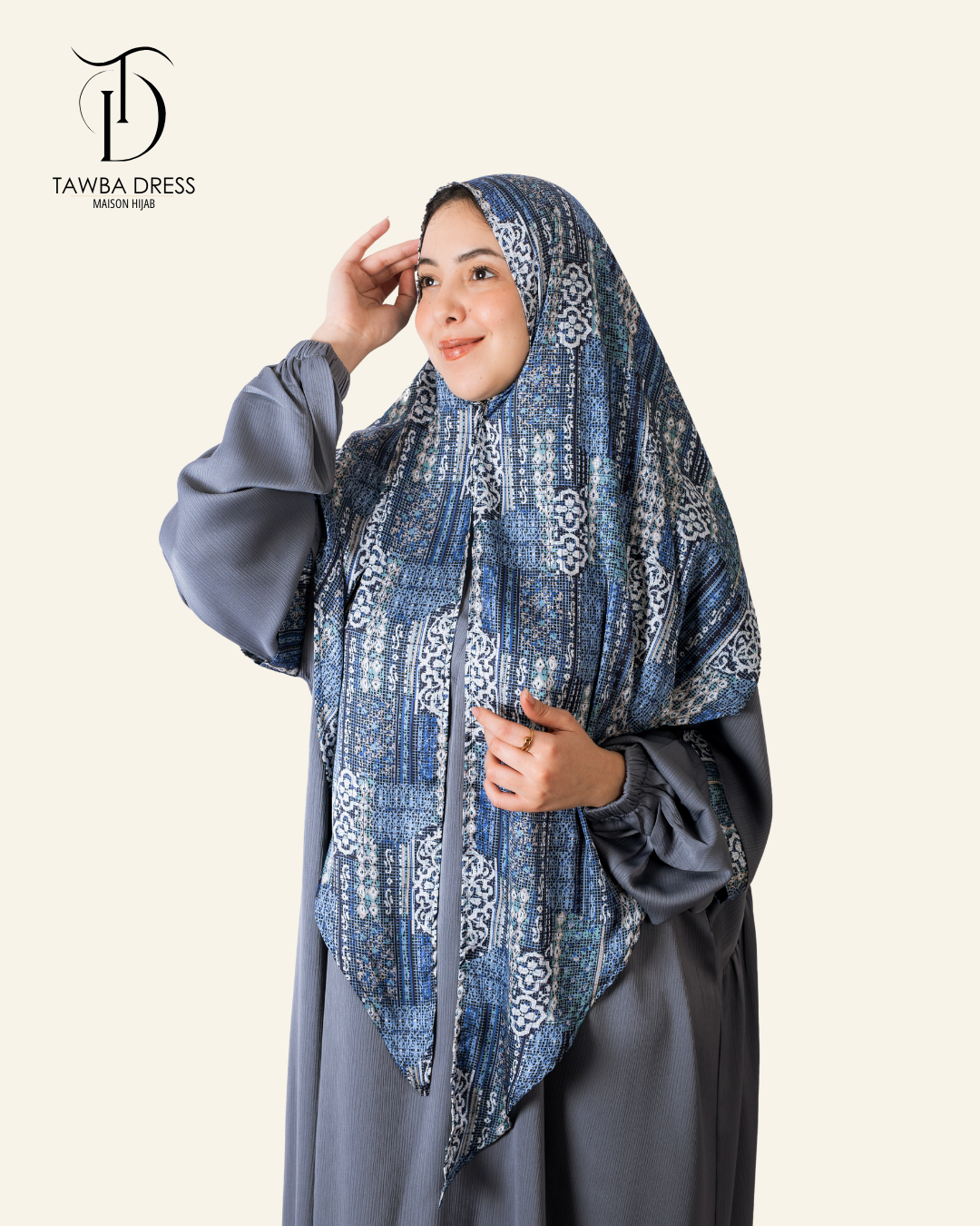 Abaya Tawba Bleu Jean