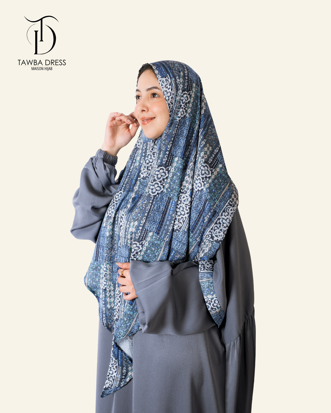 Abaya Tawba Bleu Jean