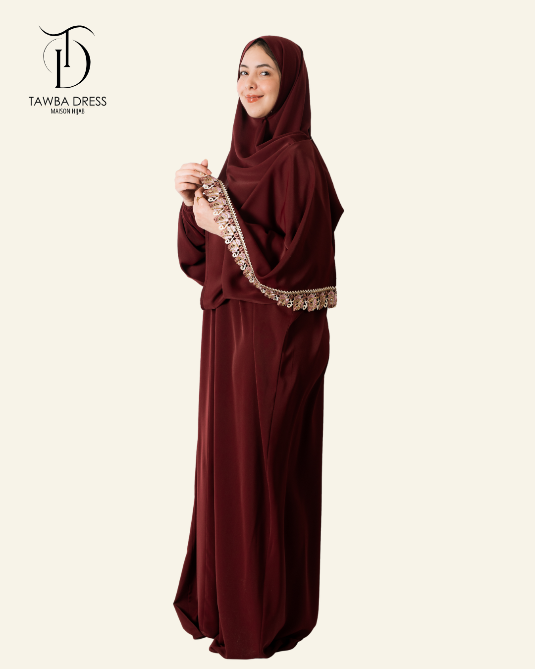 Abaya Hidaya - Cerise