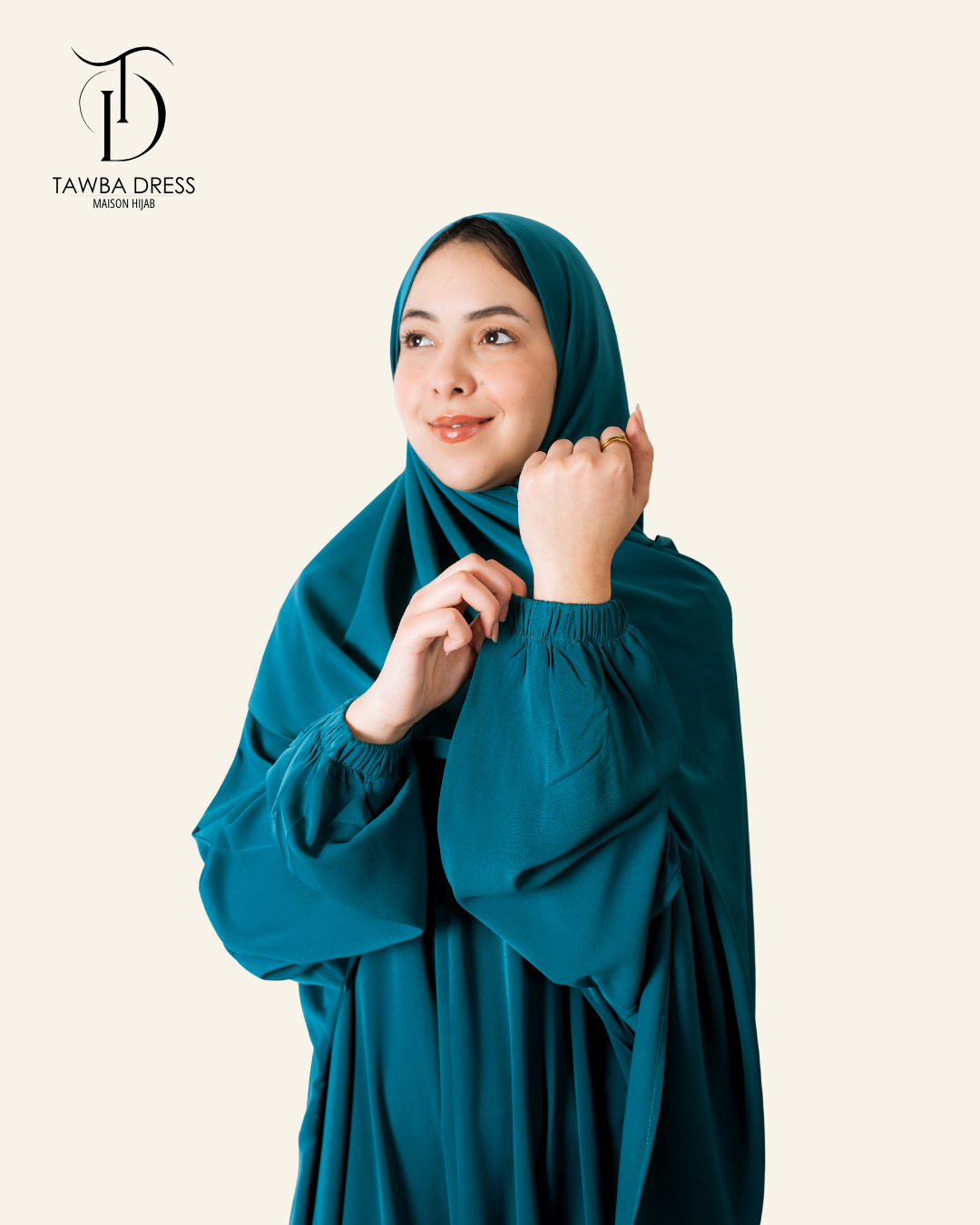 Abaya Hidaya - Bleu Canard