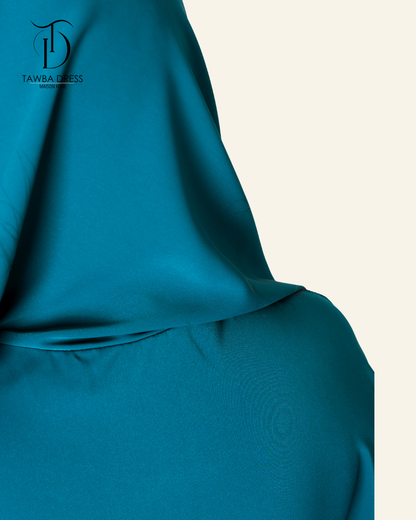 Abaya Hidaya - Bleu Canard