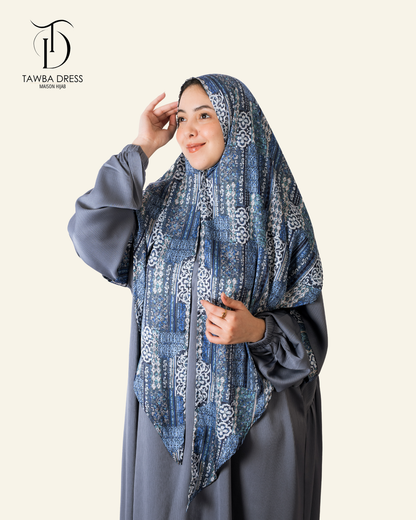 Abaya Tawba Bleu Jean