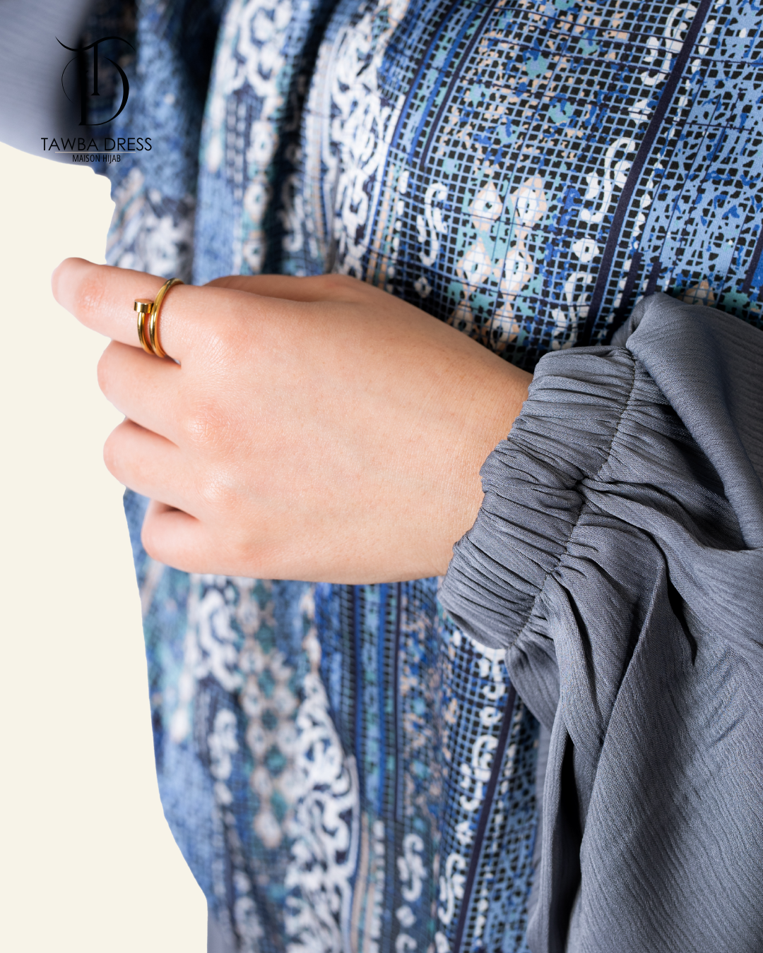 Abaya Tawba Bleu Jean