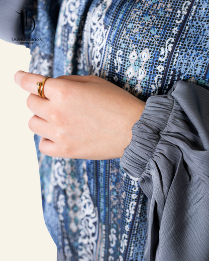 Abaya Tawba Bleu Jean