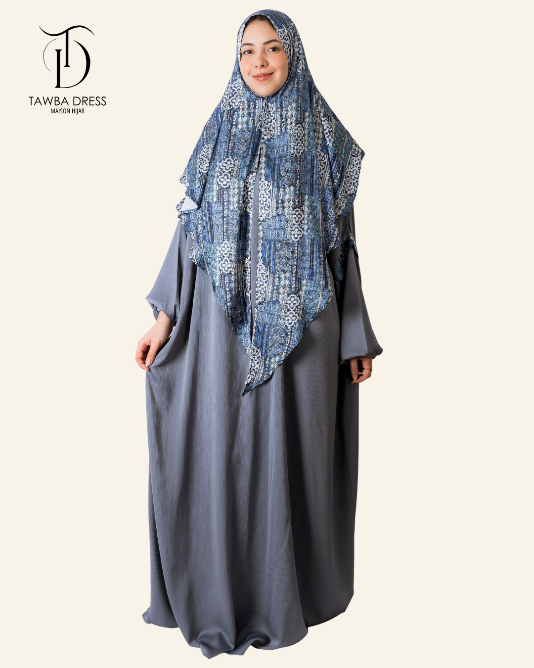 Abaya Tawba Bleu Jean