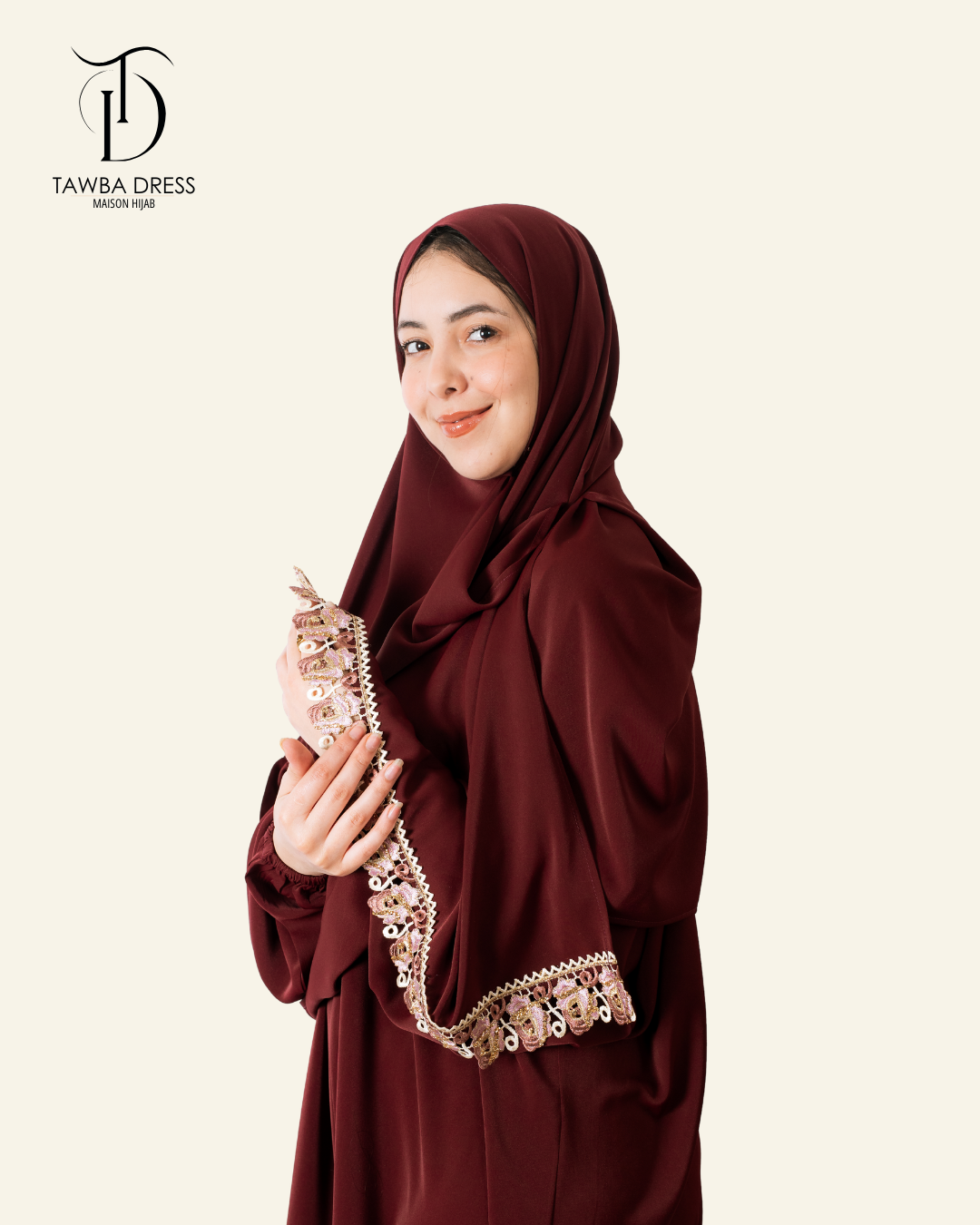 Abaya Hidaya - Cerise