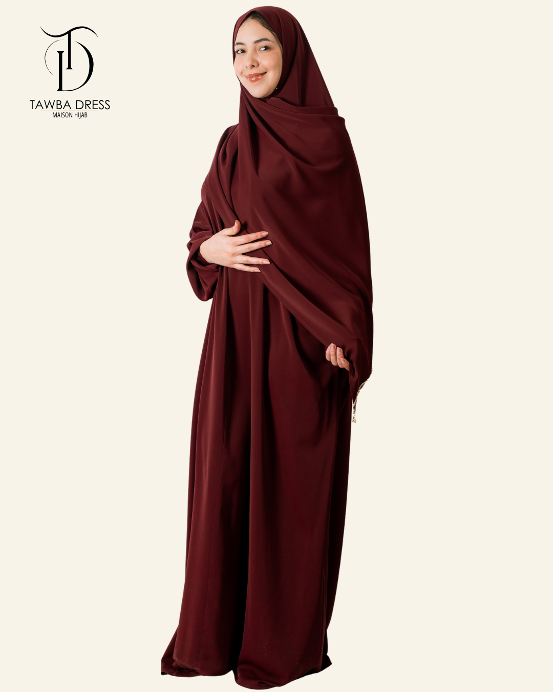 Abaya Hidaya - Cerise