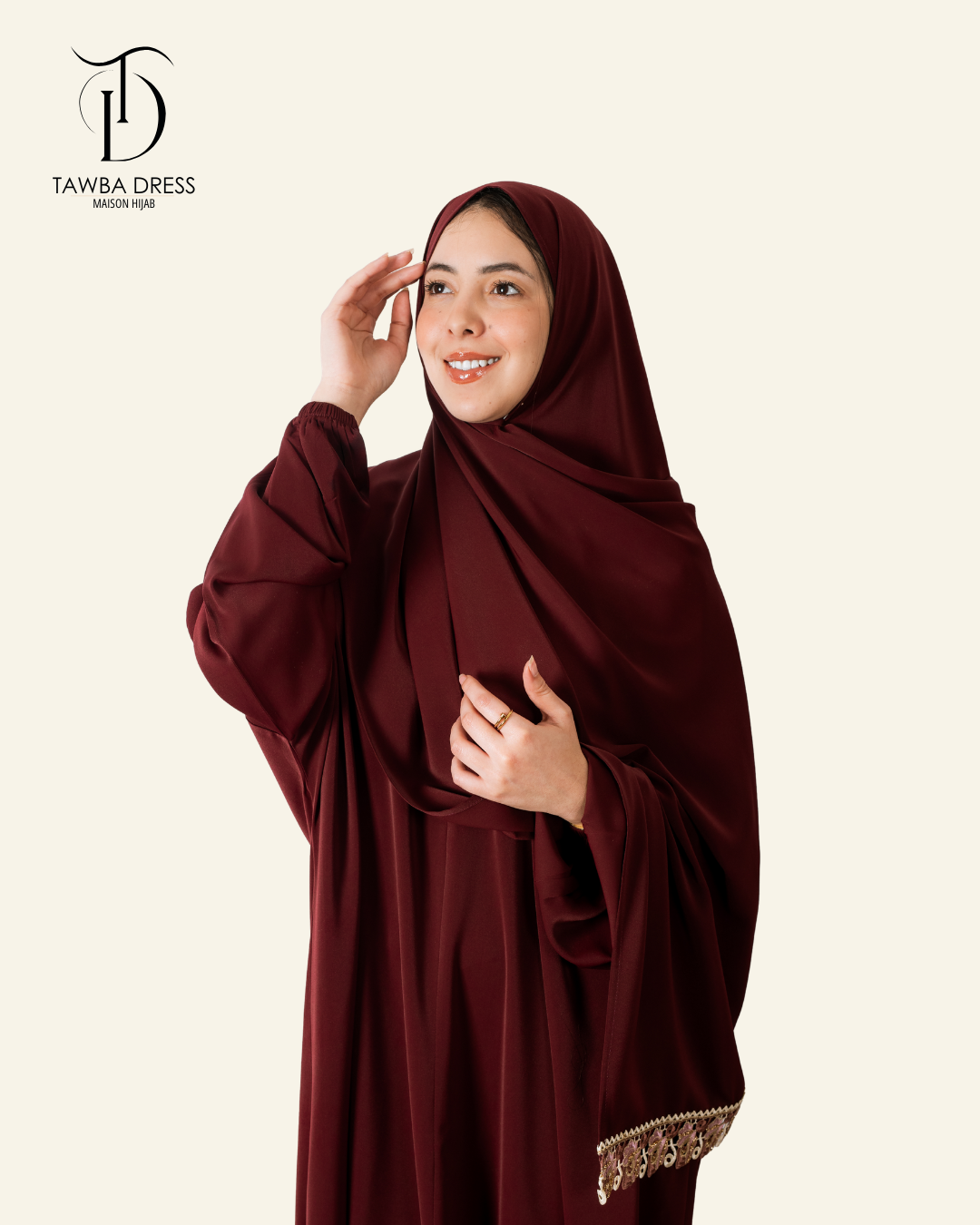 Abaya Hidaya - Cerise
