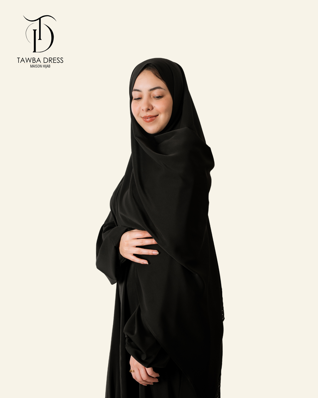 Abaya Nour - Noire