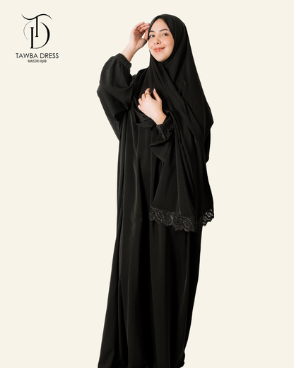 Abaya Nour - Noire
