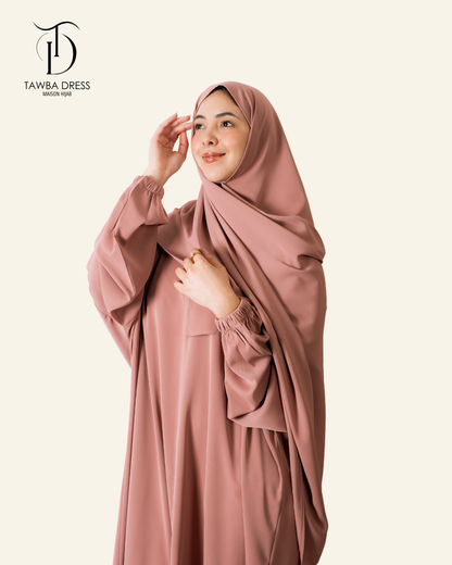 Abaya Nour - Rose